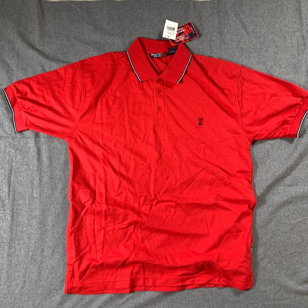 Pacific Flyer Shirt Adult Large Red Casual T Shirt Mens